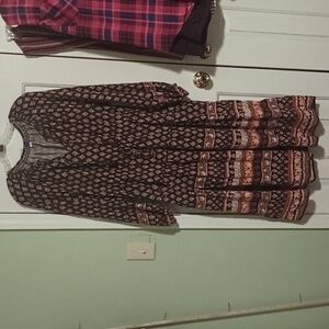 Old Navy Long Sleeve Midi Dress Size Large